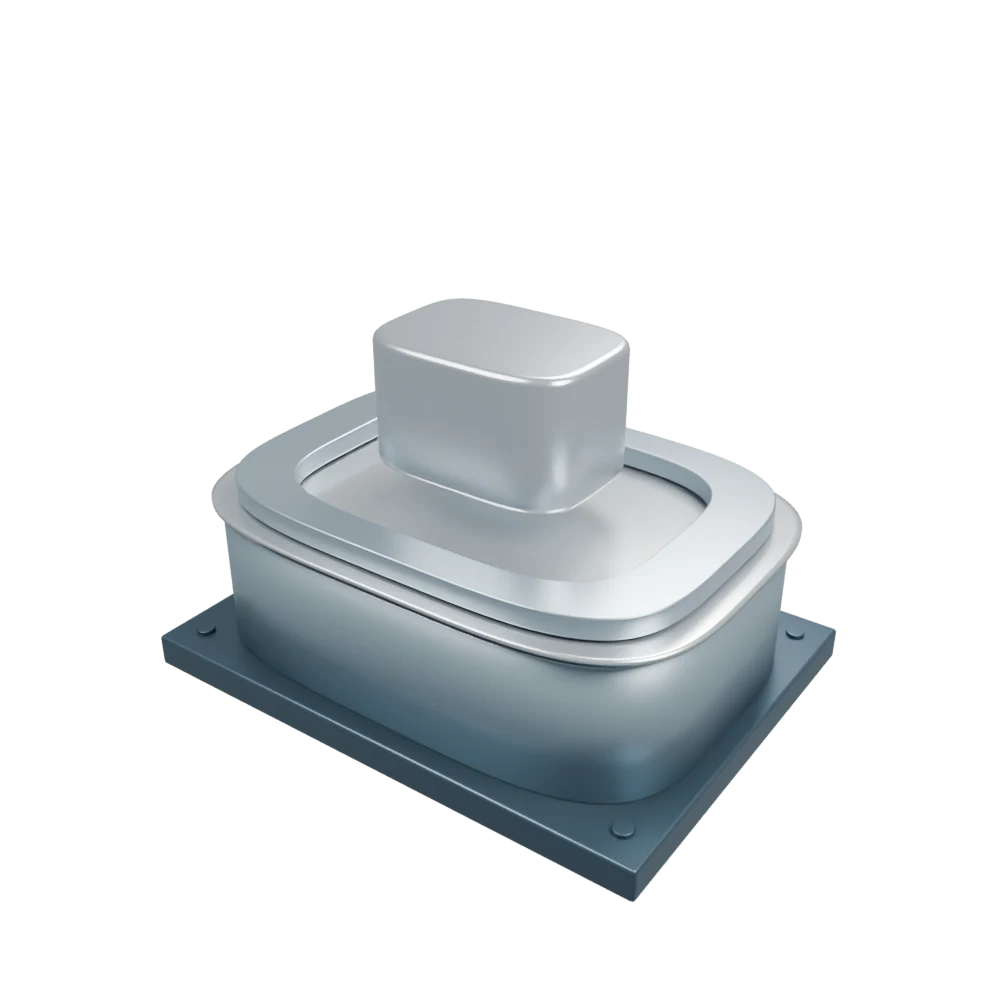 Outil de formage ouvert avec flan inox et serre-flan